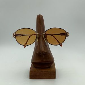 Bella Italia 208 Blue / Gold Oval Sunglasses Frame